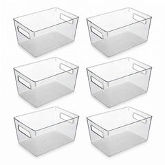 Bacs Organiseurs Frigo Empilables — Set 8 Pièces Sans BPA